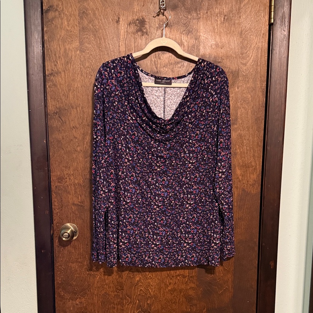 Floral Print Women's scoop neck Top